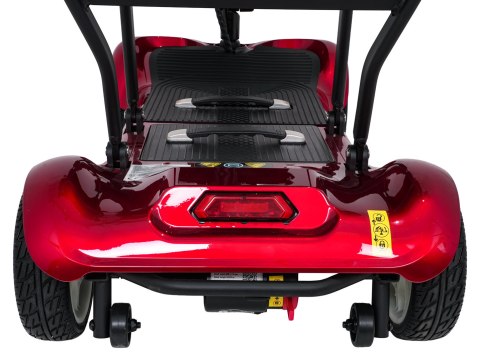 Skuter Elektryczny Czterokołowy dla Seniorów EasyGo Czerwony