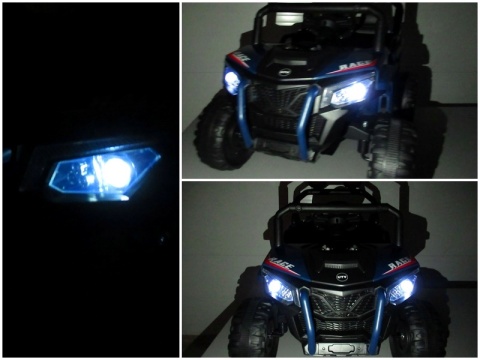 UTV1 R-sport NIEBIESKI Auto na akumulator Pilot Akumulator litowo-jonowy