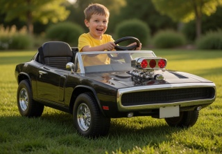 Auto Na Akumulator Dodge Charger R/T DLS-K12 24V7Ah Czarny
