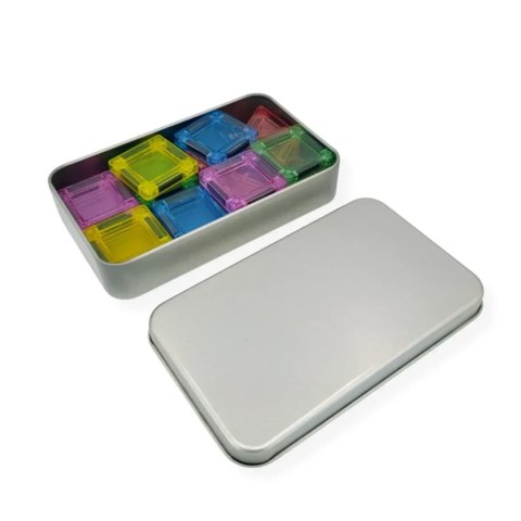 Klocki magnetyczne Mini 30 el. w puszce - Magnetic Mini Tiles 3+
