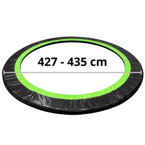Osłona Sprężyn Do Trampoliny LEAN SPRING PAD Czarna 427-435 CM 14FT