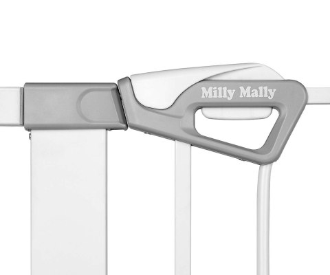 Milly Mally Bramka zabezpieczająca Barierka na schody z rozszerzeniami Guardy 118 White