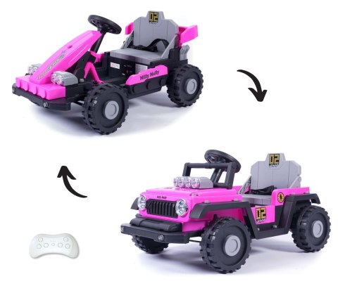 Milly Mally Pojazd na akumulator Prime 2w1 Pink