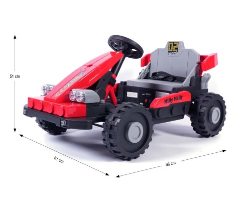 Milly Mally Pojazd na akumulator Prime 2w1 Red