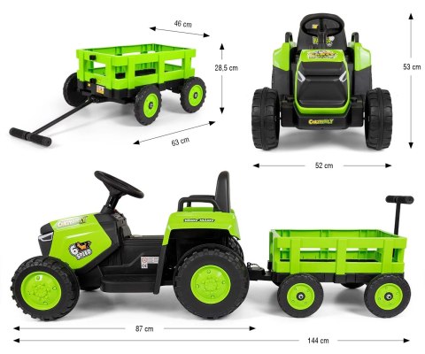 Milly Mally Pojazd na akumulator Rolly Green