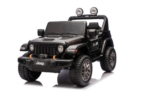 Auto na akumulator Jeep Wrangler Rubicon LIFT Czarny 24V 4x200W