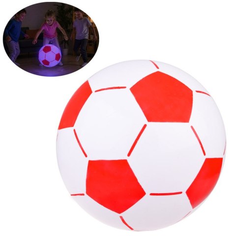 Dmuchana piłka LED dla dzieci śr45 cm Lekka Świecąca idealna do gry SP0869