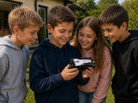 Dron z kamerą - zdalnie sterowany Quadrocopter + karta pamięci RC0756