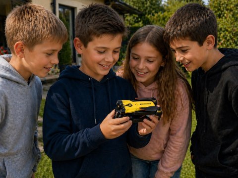 Dron z kamerą - zdalnie sterowany Quadrocopter + karta pamięci RC0756