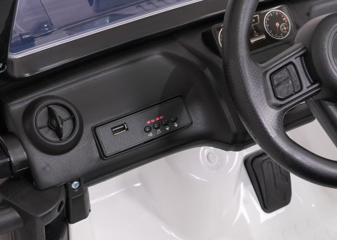 Pojazd Jeep Monster Biały