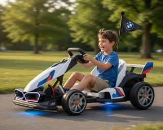 Gokart Elektryczny BMW Drift 2x200W 24V Regulowana rama | Do 60kg