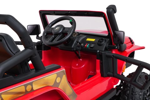 Pojazd Jeep Monster Czerwony
