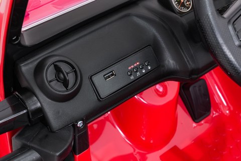 Pojazd Jeep Monster Czerwony