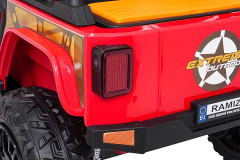 Pojazd Jeep Monster Czerwony