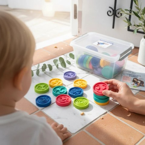 Puzzle sensoryczne Karuzela emocji 36 el. - Mom's Care 1+