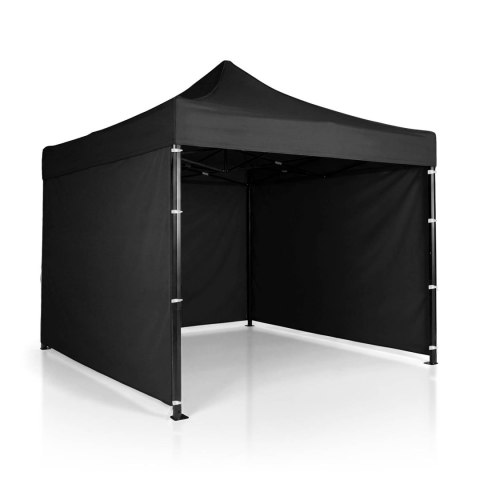 Pawilon ogrodowy 3 scianki 3 x 3m czarny Plonos