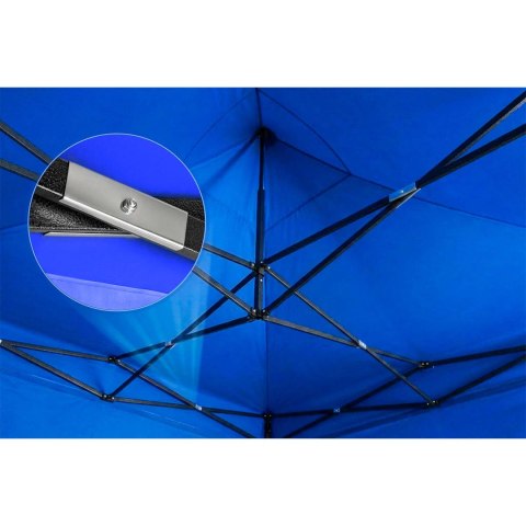Pawilon ogrodowy 3 scianki 3 x 3m niebieski Plonos