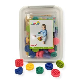 Puzzle sensoryczne Planeta zmysłów 68 el. - Mom's Care 1+