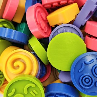Puzzle sensoryczne Planeta zmysłów 68 el. - Mom's Care 1+