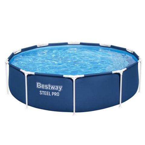 Basen Ogrodowy Stelażowy Z Pompą Niebieski 305 cm x 76 cm Bestway 56679