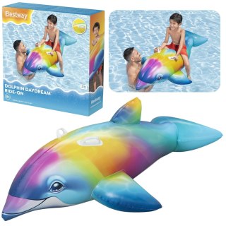 Dmuchany Delfin Do Pływania Tęczowy Dolphin Daydream Ride-On Bestway 41541