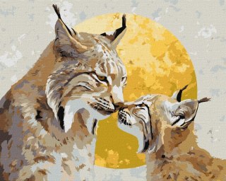 Malowanie po numerach - Czujna ochrona 40x50cm