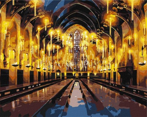 Malowanie po numerach - Harry Potter. Wielka Sala