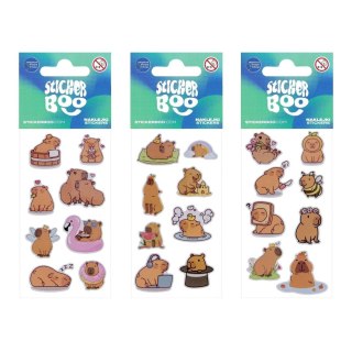 Naklejki Sticker BOO Kapibara mix