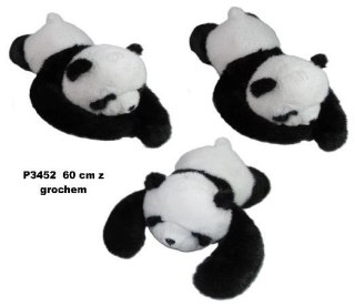 Panda z łapkami obciążeniowymi z grochem 60cm