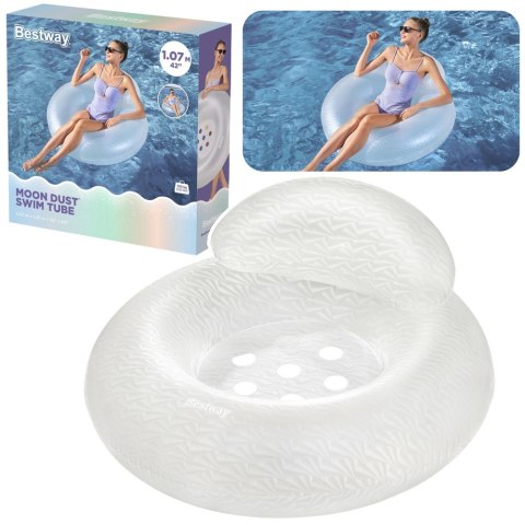 Dmuchane Koło Z Oparciem Do Pływania Moon Dust Swim Tube Bestway 43923