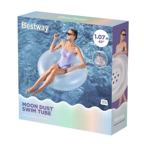 Dmuchane Koło Z Oparciem Do Pływania Moon Dust Swim Tube Bestway 43923