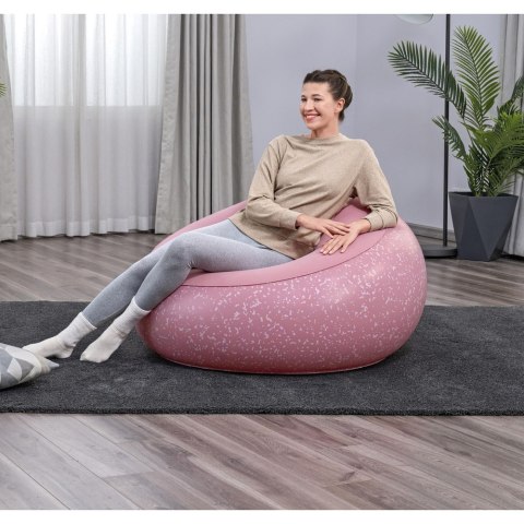 Fotel Dmuchany Siedzisko Różowy Inflate A Chair Bestway 75155