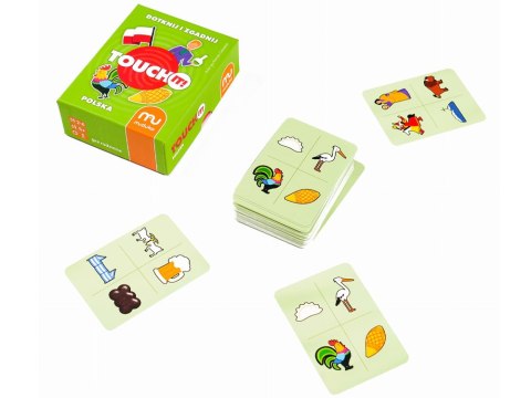 Muduko Gra karciana Touch IT Dotknij i zgadnij - Polska GR0729