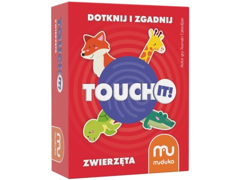 Muduko Gra karciana Touch IT Dotknij i zgadnij - Zwierzęta GR0726