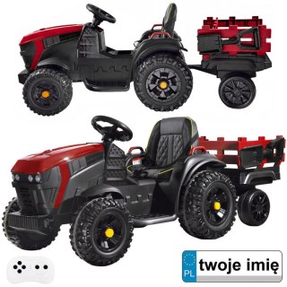 Traktor na akumulator dla dzieci +przyczepa PA0240