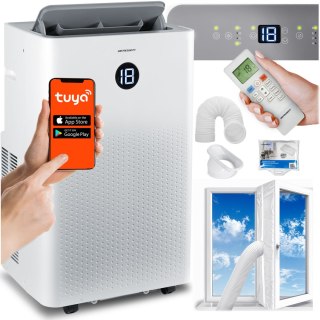 Klimatyzator przenośny z uszczelką 14000 BTU osuszacz grzanie WiFi 37l/24h Berdsen BD-584