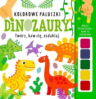 Kolorowe paluszki. Dinozaury
