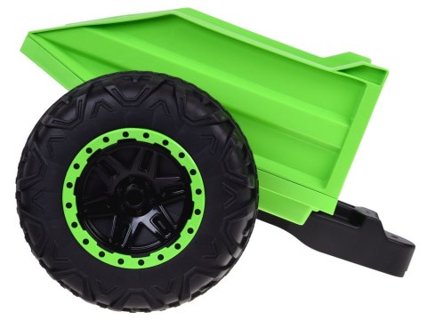 Buggy na Akumulator 4x24V z Przyczepką | Terenowe Auto dla Dzieci Zielone