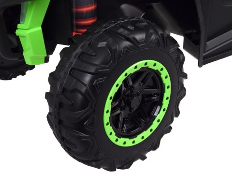 Buggy na Akumulator 4x24V z Przyczepką | Terenowe Auto dla Dzieci Zielone
