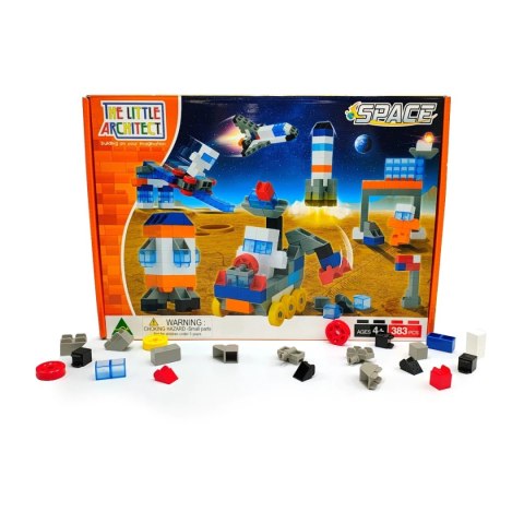 Klocki konstrukcyjne Little Architect Space 383 el. - 4+