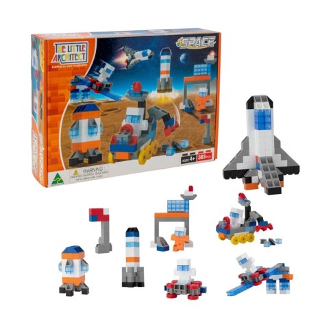 Klocki konstrukcyjne Little Architect Space 383 el. - 4+