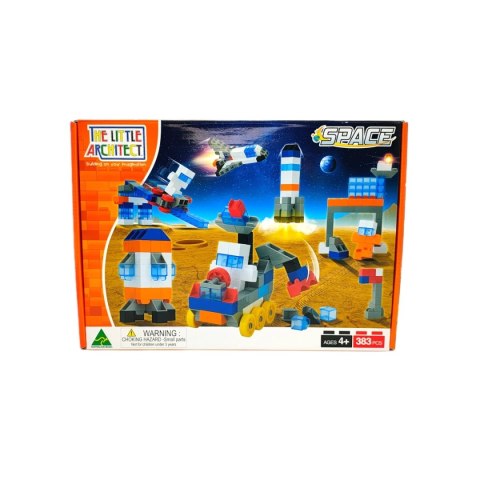 Klocki konstrukcyjne Little Architect Space 383 el. - 4+