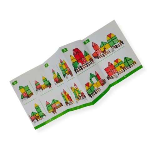 Klocki magnetyczne farma 26 el. - Magnetic Tiles 3+