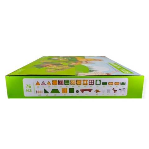 Klocki magnetyczne farma 76 el. - Magnetic Tiles 3+