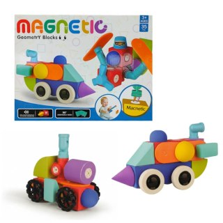 Klocki magnetyczne piankowe EVA 35 el. - MagTic 3+