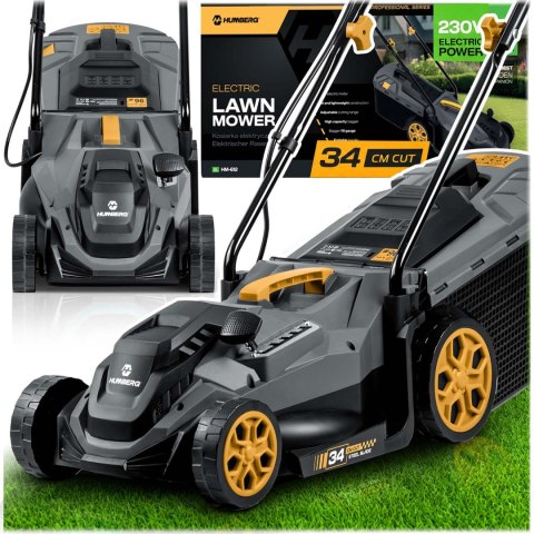 Kosiarka elektryczna lekka mocna z regulacją 1400W 34cm Humberg HM-612
