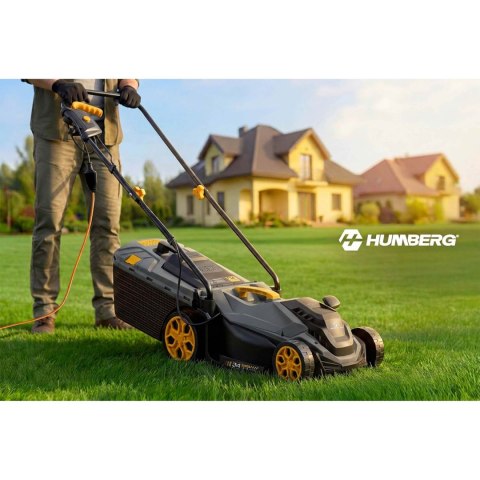Kosiarka elektryczna lekka mocna z regulacją 1400W 34cm Humberg HM-612