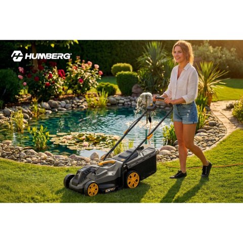 Kosiarka elektryczna lekka mocna z regulacją 1400W 34cm Humberg HM-612