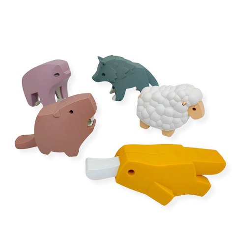 Magnetyczne figurki 3D zwierząt leśnych - Half Toys 3+
