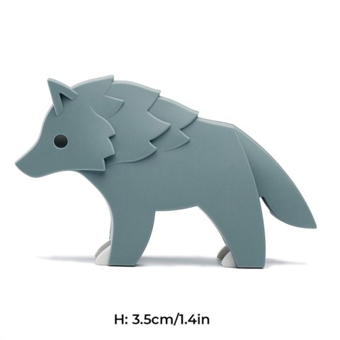 Magnetyczne figurki 3D zwierząt leśnych - Half Toys 3+